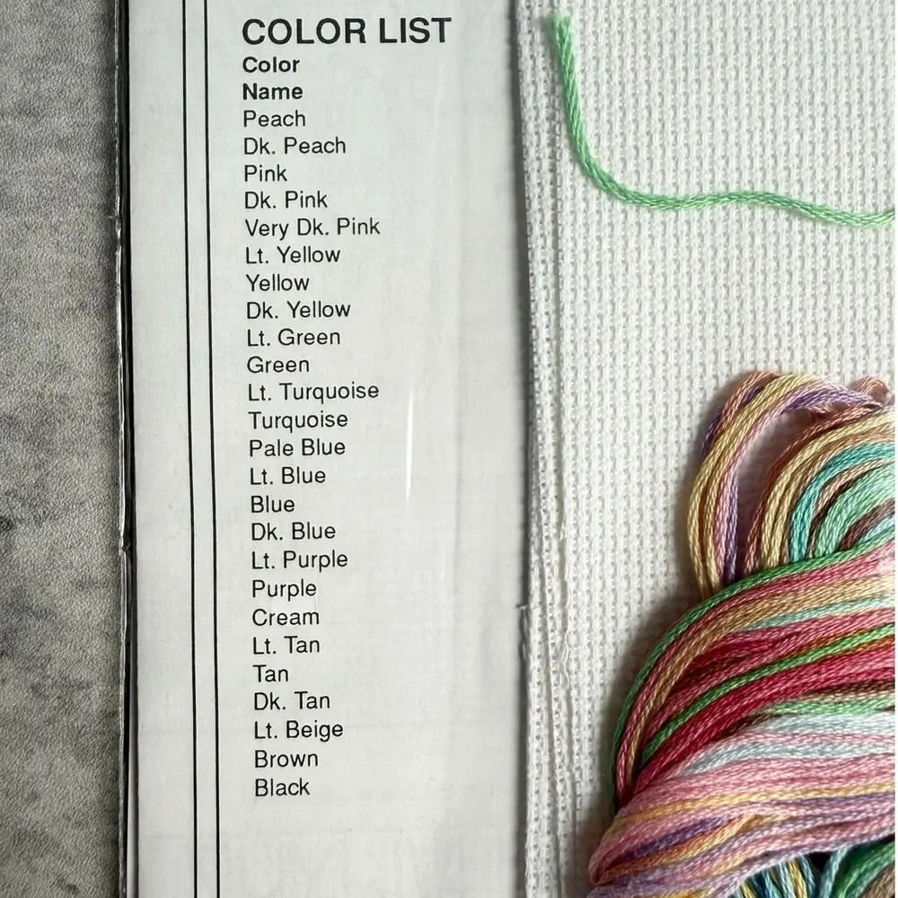 New Sealed Dimensions Counted Cross Stitch Kit 1992 Toy Shelf Birth Record 3729